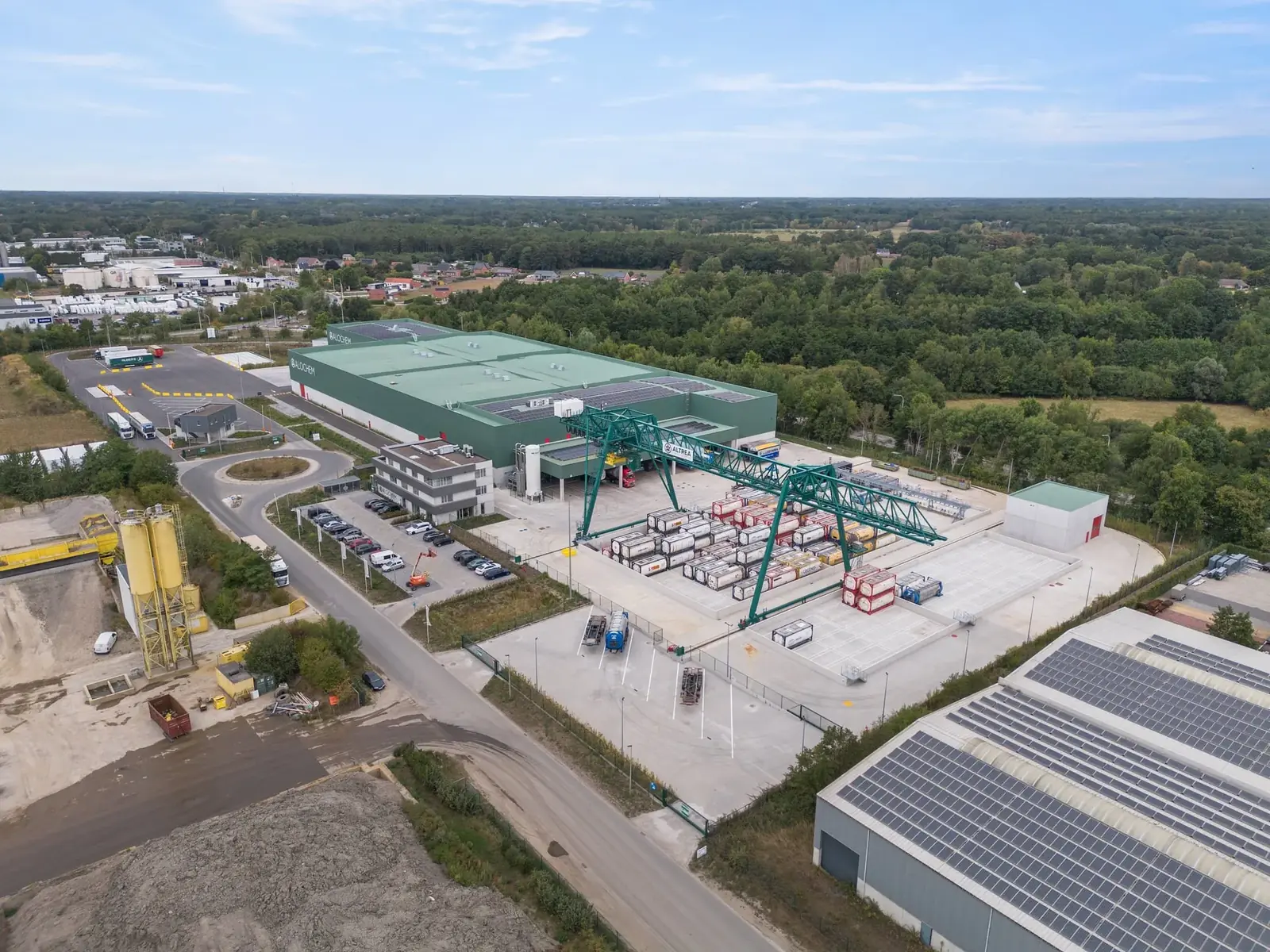 Groot bedrijventerrein van Alochem in Meerhout